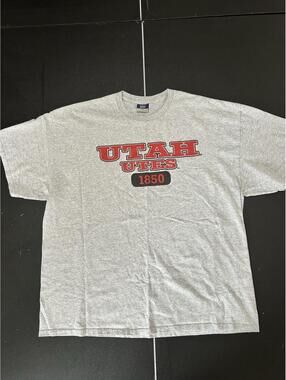 VINTAGE Utah Utes T-Shirt XXL 2XL NCAA Collegiate Crew Neck Tee Unisex Casual